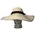 Cappello a tesa larga con fascia di piume Gucci vintage beige e marrone M