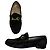 Vintage Gucci Wildleder Slipper mit Pferdebit schwarz