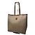 Céline Vintage Celine Paris Triomphe Monogramm Canvas Leder Tote Bag Beige Braun