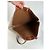 Céline Vintage Celine Paris Triomphe Monogramm Canvas Leder Tote Bag Beige Braun - Ansicht 3