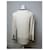 Pull en laine vintage Yves Saint Laurent crème marine M Beige  - vue 13