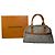 Vintage Louis Vuitton Monogram Mini Lin Canvas Handtasche Beige Braun