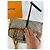 Vintage Louis Vuitton Monogram Mini Lin Canvas Handtasche Beige Braun - Ansicht 12