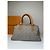 Vintage Louis Vuitton Monogram Mini Lin Canvas Handtasche Beige Braun - Ansicht 9