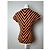 Top senza maniche a righe a zigzag vintage Givenchy arancione e nero M - vista 12