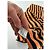 Top senza maniche a righe a zigzag vintage Givenchy arancione e nero M - vista 8