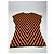 Top senza maniche a righe a zigzag vintage Givenchy arancione e nero M - vista 9