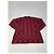 Vintage Givenchy 4G Logo Strickpullover mit Stehkragen gestreift in Rot und Lila M - Ansicht 4