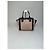 Chloé Vintage Chloe Leder Tote Bag Nude Schwarz Beige - Ansicht 14