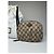 Mini Pochette Vintage Gucci GG Supreme in Tela Beige Marrone - vista 6