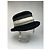 Cappello Vintage Givenchy in Feltro di Lana Striato Nero Grigio Bianco M - vista 9