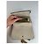 Vintage Chloé Alphabet Grained Leather Compact Wallet Nude Beige - view 6