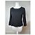 Top in jersey nero con scollo a barca Christian Dior vintage L - vista 11