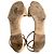 Hermès Sandali in pelle e velluto con cinturini incrociati 40 Beige - vista 8