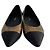 Timeless Chanel Bailarinas de cuero impresas con punta cap 40C serpiente metálica Dorado - vista 2
