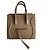 Céline Bolsa tote média em couro de bezerro drapeado Phanton bege