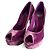 Miss Dior Peep Toes 135 Pump in Velluto 40.5 Viola Porpora