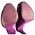 Miss Dior Peep Toes 135 Pump in Velluto 40.5 Viola Porpora - vista 11