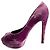 Miss Dior Peep Toes 135 Pump in Velluto 40.5 Viola Porpora - vista 7