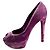 Miss Dior Peep Toes 135 Pump in Velluto 40.5 Viola Porpora - vista 9