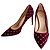 Valentino Garavani Décolleté in velluto Rockstud Spike 41.5 Borgogna Bordò - vista 2