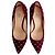 Valentino Garavani Décolleté in velluto Rockstud Spike 41.5 Borgogna Bordò - vista 3