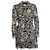 Vestido de estampado floral con botones Saint Laurent Negro - vista 2
