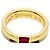 Anello impilabile in rubino in oro giallo 18K Tiffany & Co. - vista 5