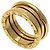Bulgari Anello B.zero1 a 2 bande in oro giallo 18K Bvlgari
