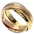 Anello Trinity di Cartier in oro 18K