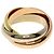 Anello Trinity di Cartier in oro 18K - vista 3