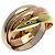 Anello in oro 18K Cartier Trinity - vista 2