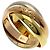 Anello Trinity di Cartier in oro 18K