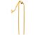 Collana con pendente logo placcato oro Dior - vista 3