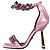 Versace Pink Medusa Textil-Absatzsandalen 38,5 gebraucht