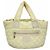 Chanel Coco Cocoon Nylon Tote Bag Braun Grün