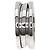 Bulgari Anello Bvlgari B-zero1 a 2 bande in oro bianco 18K - vista 3