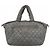 Borsa in nylon grigia Chanel Coco Cocoon Marrone