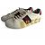 Gucci Gestreifte Leder Sneakers mit Ace Maxi Logo 37.5 Weiß