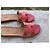 Sandalias Hermès Oran de piel rosa - vista 10