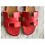 Sandalias Hermès Oran de piel rosa - vista 19