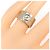 Cartier High Love 750 Weißgoldring Größe 11 Golden - Ansicht 5
