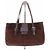 Fendi Borsa baguette in camoscio marrone