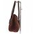 Fendi Borsa baguette in camoscio marrone - vista 3