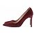 Manolo Blahnik Décolleté bordeaux in camoscio Bordò - vista 3