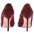 Manolo Blahnik Décolleté bordeaux in camoscio Bordò - vista 5
