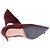 Manolo Blahnik Décolleté bordeaux in camoscio Bordò - vista 7