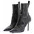Botas Louis Vuitton de piel efecto cocodrilo negras Negro
