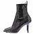 Botas Louis Vuitton de piel efecto cocodrilo negras Negro - vista 2
