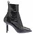 Botas Louis Vuitton de piel efecto cocodrilo negras Negro - vista 3